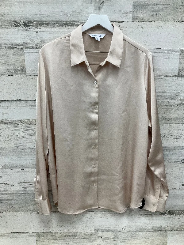 Top Long Sleeve By Old Navy In Beige, Size: Xl