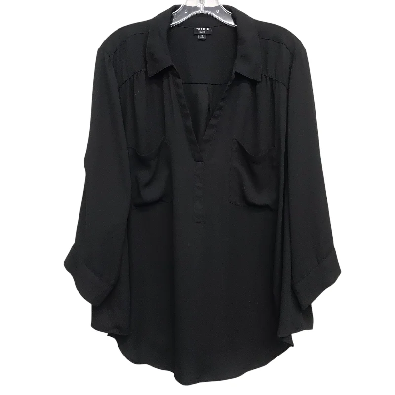 Top Ls By Torrid In Black, Size:2X