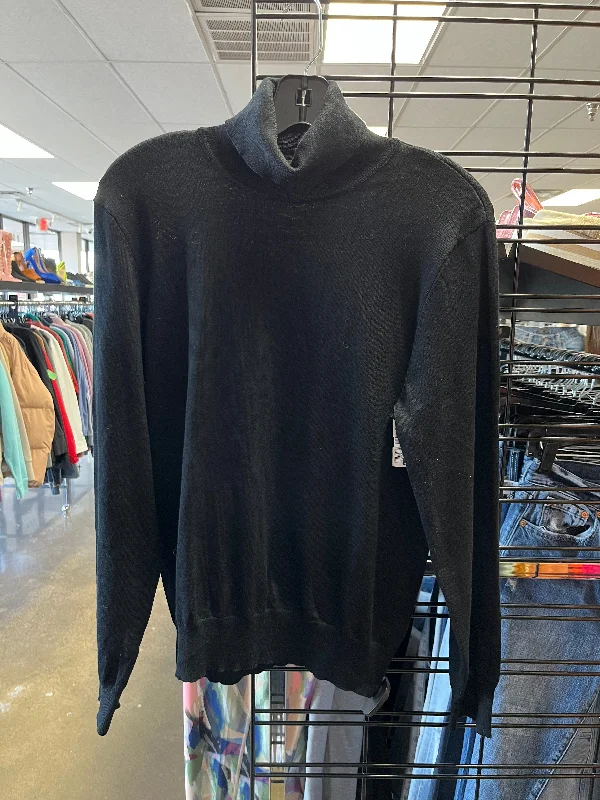 Weekend Comfort Wear Top Long Sleeve By Clothes Mentor In Black, Size: Xlp
