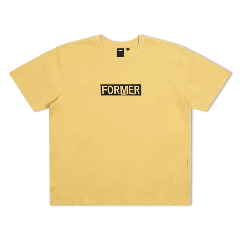 Former Legacy Plate Men's S/S T-Shirt  - Yellow