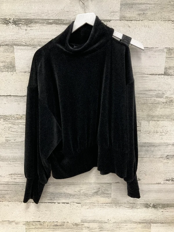 Top Long Sleeve By Dkny In Black, Size: M