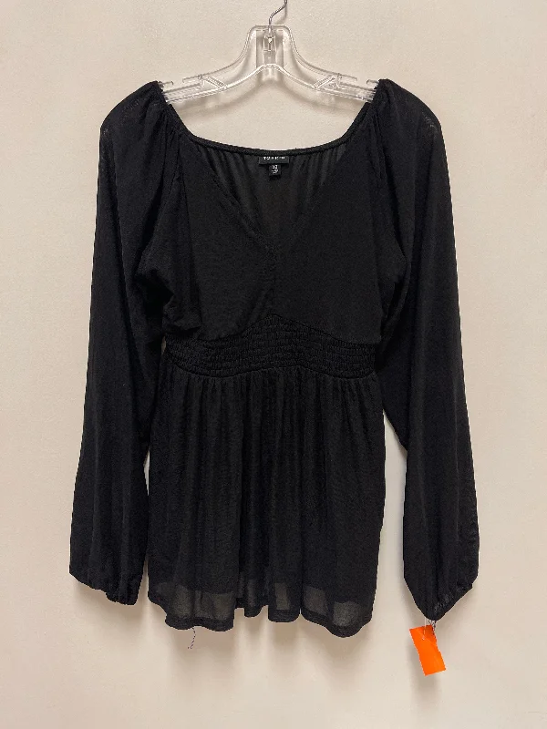 Customized Version Top Long Sleeve By Torrid In Black, Size: L