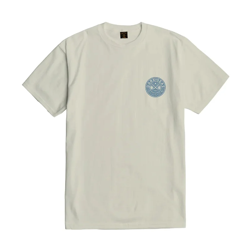 Dark Seas Navigator Gravel Men's S/S T-Shirt - Cream