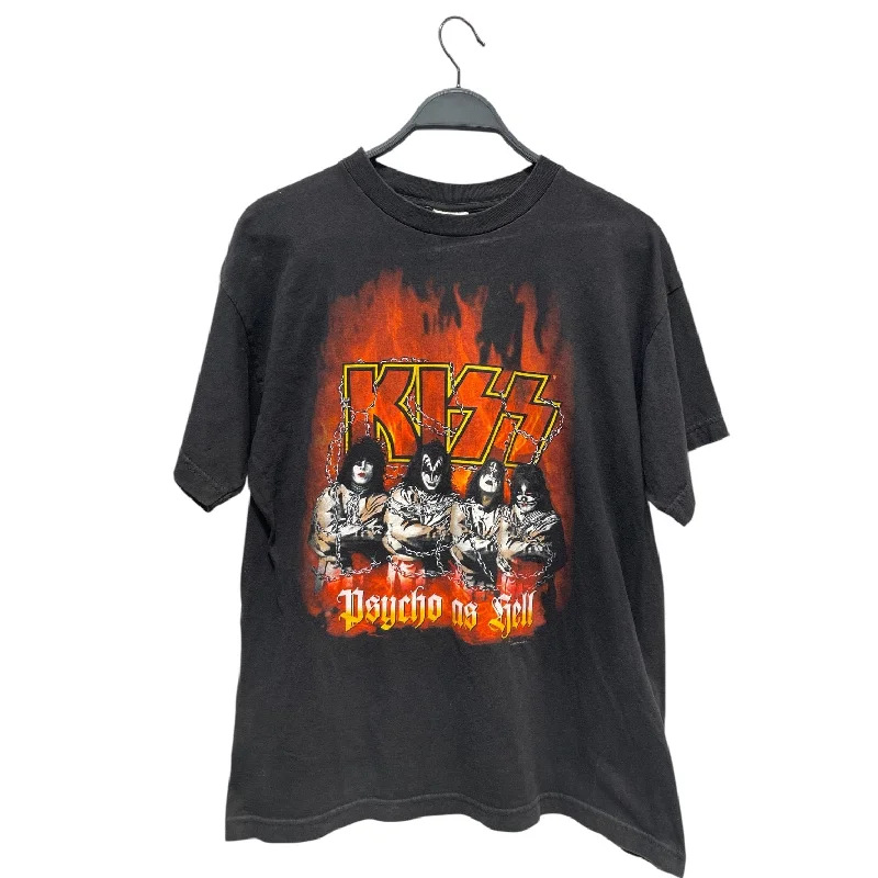 Leisure Sports Vintage/T-Shirt/L/Cotton/BLK/1999 KISS