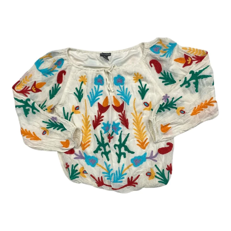 Relaxed Fits Top Ls By Chelsea And Theodore In Multi, Size:S