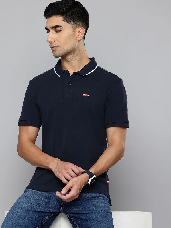 Fashionable And Fashionable Men's Solid Polo T-Shirt