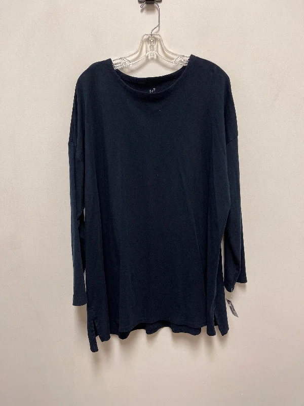 Tunic Long Sleeve By J. Jill In Navy, Size: 3x