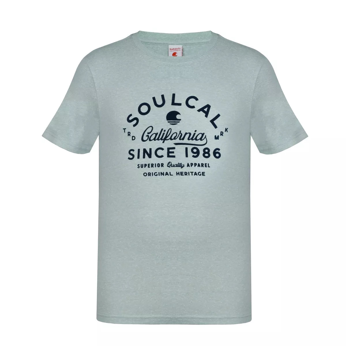Free Design Mens SoulCal Textured Flecked T Shirt