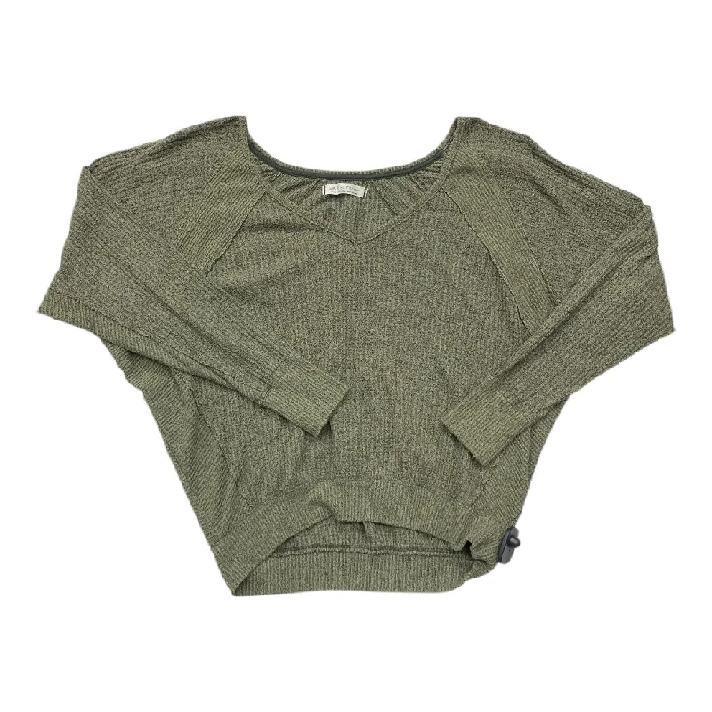 Top Long Sleeve By We The Free In Green, Size: S