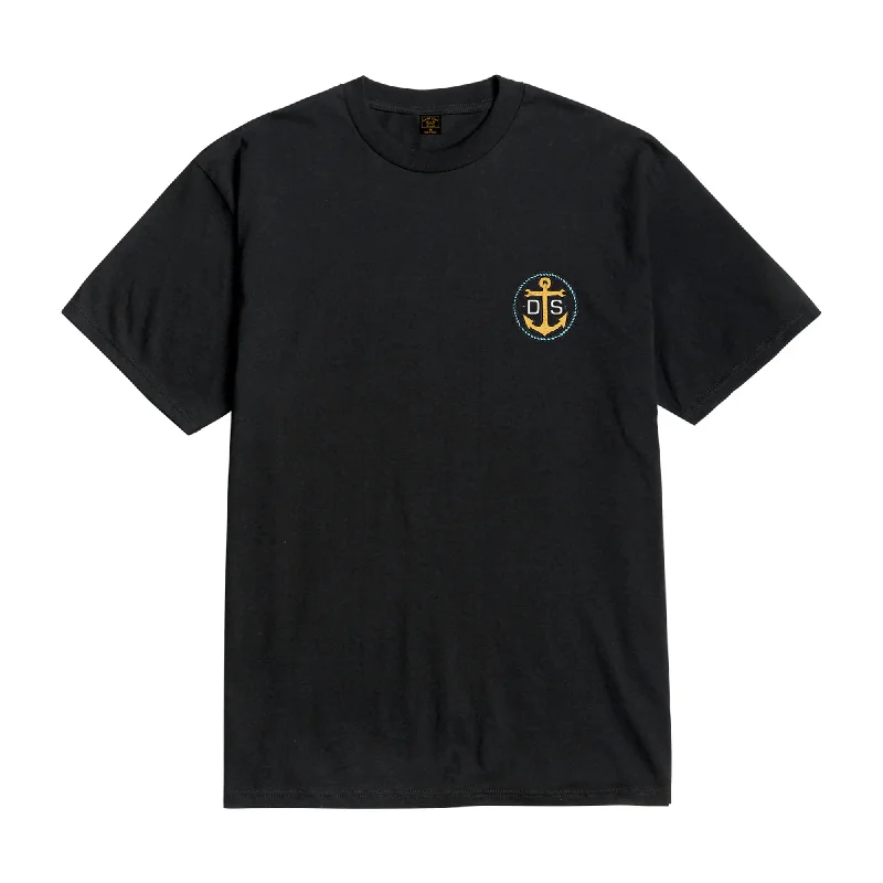 Dark Seas Threefold Stock Men's S/S T-Shirt - Black