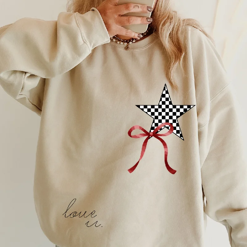 LOVE U STAR SWEATSHIRT