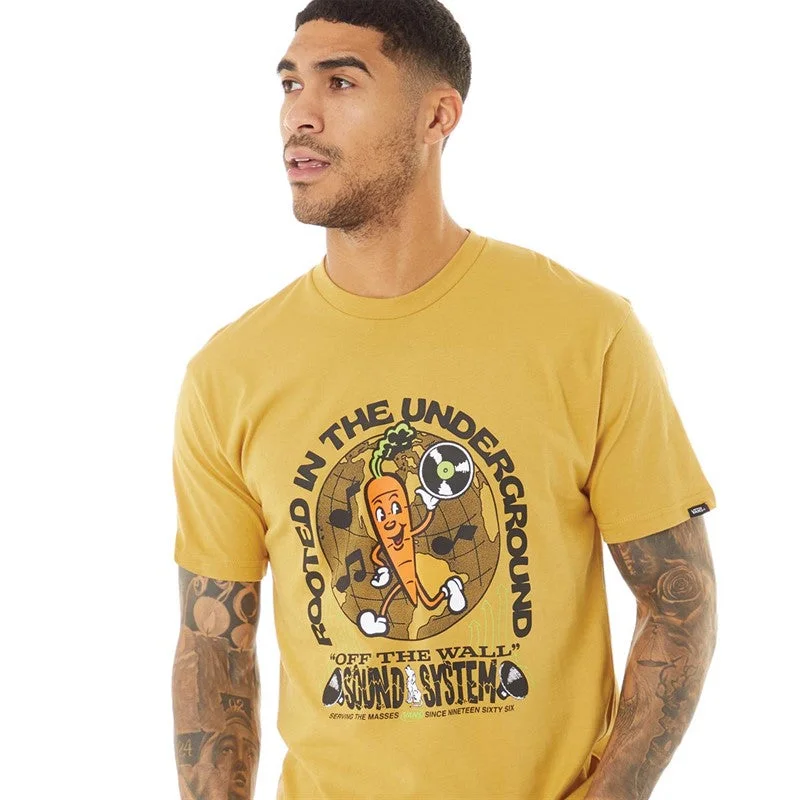 Fashion And Simplicity Vans Mens Rooted Sound T-Shirt Narcissus