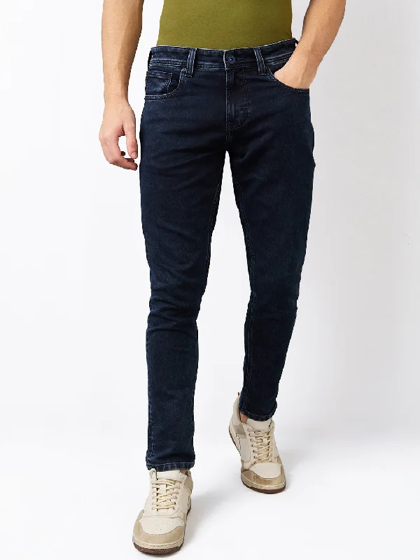 Spykar Slim Fit Low Rise Cotton Jeans For Men