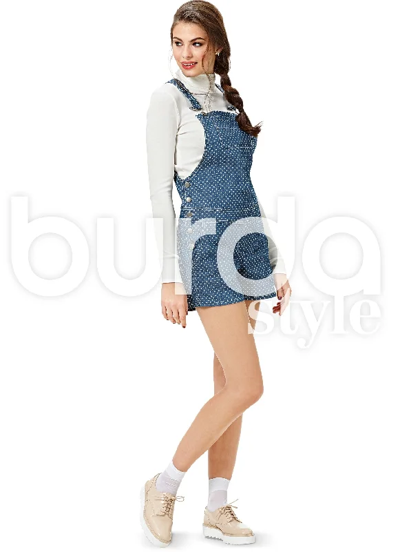 Practical Style Burda 6599 Dungarees pattern