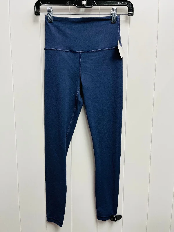 Athletic Leggings By Athleta In Blue, Size: Xxs