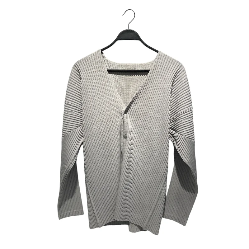 HOMME PLISSE ISSEY MIYAKE/Cardigan/4/Polyester/BLU/