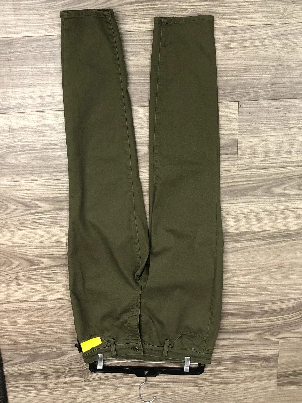 Simple Style Jeans Skinny By Talbots In Green, Size: 8