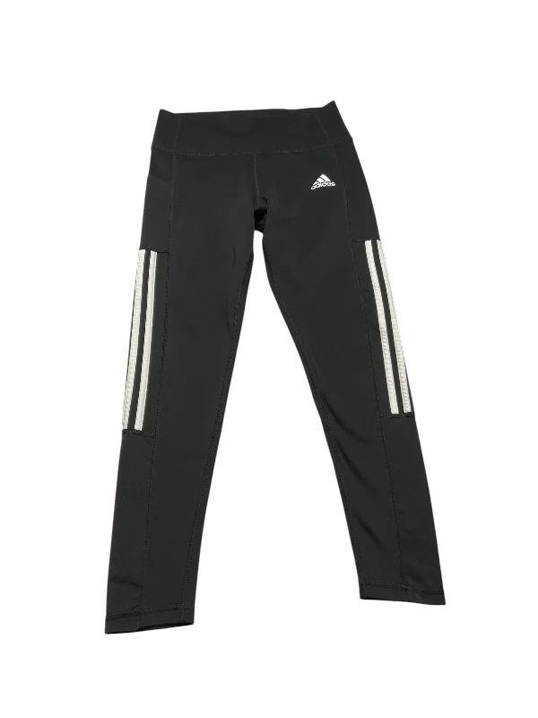 Athletic Leggings By Adidas In Black, Size: M