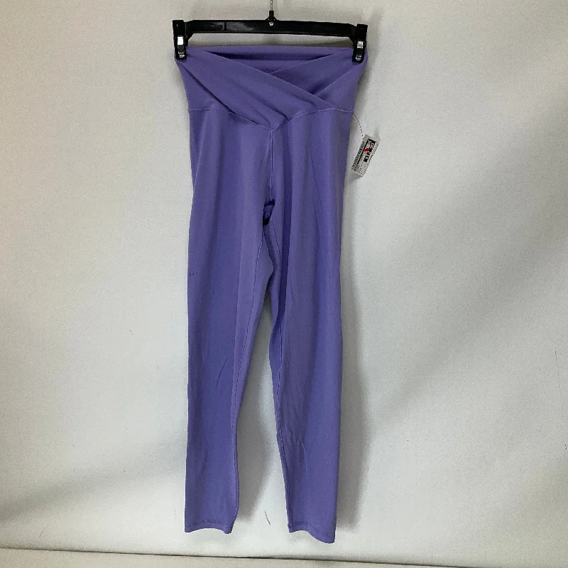 Athletic Leggings By Aerie In Purple, Size: S