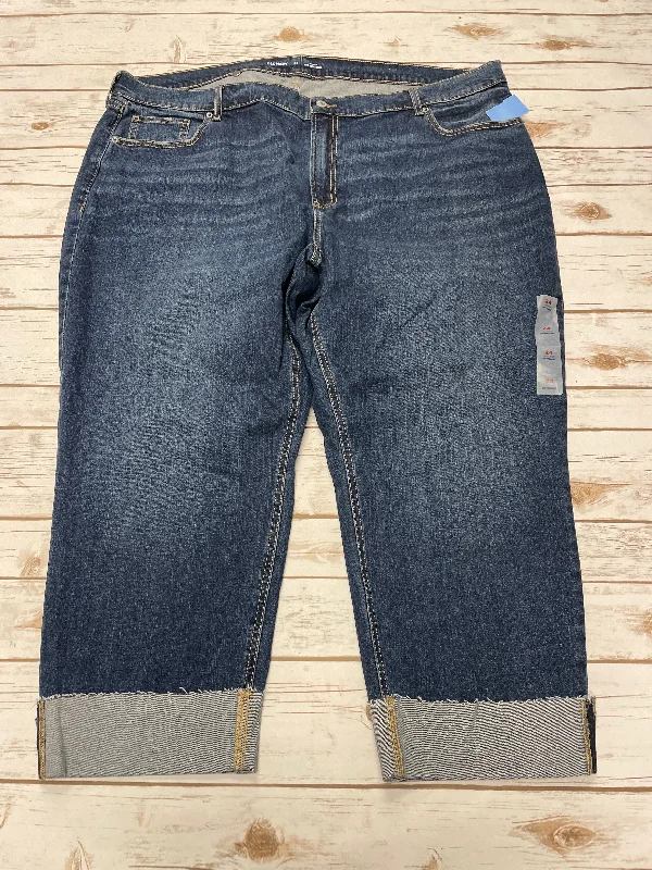 Cozy Fashion Jeans Boyfriend By Old Navy In Blue Denim, Size: 24
