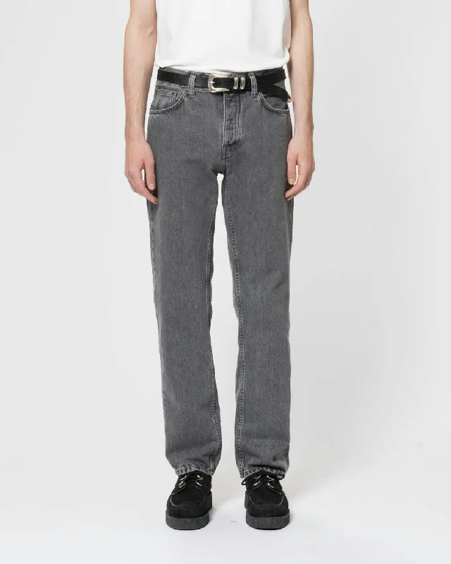 Nudie Rad Rufus Regular Straight Mens Jeans - Ash Grey