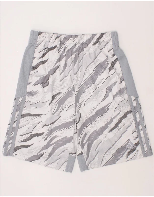 Low-key Luxury ADIDAS Boys Aeroready Sport Shorts 10-11 Years Medium Grey Camouflage Low-key Luxury ADIDAS Boys Aeroready Sport Shorts 10-11 Years Medium Grey Camouflage