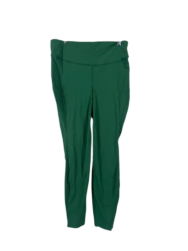 Athletic Leggings By Lululemon In Green, Size: 14