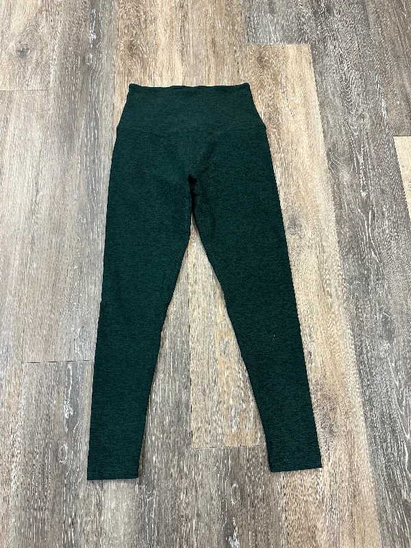 Athletic Leggings By Beyond Yoga In Green, Size: S