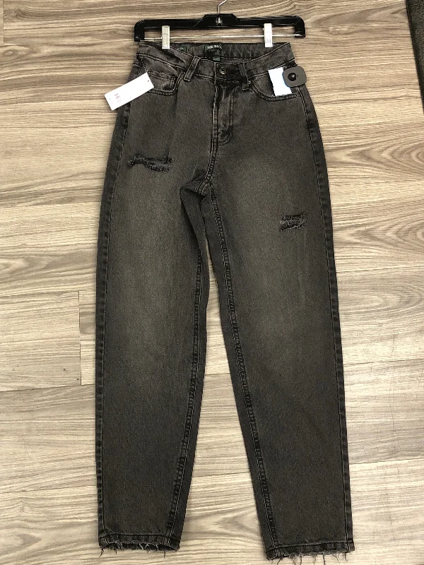 Stunning Fashion Jeans Straight By Wild Fable In Black Denim, Size: 0