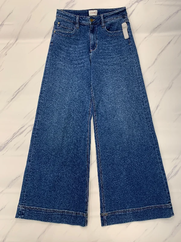 Cozy Fitting Jeans Flared By Driftwood In Blue Denim, Size: 8