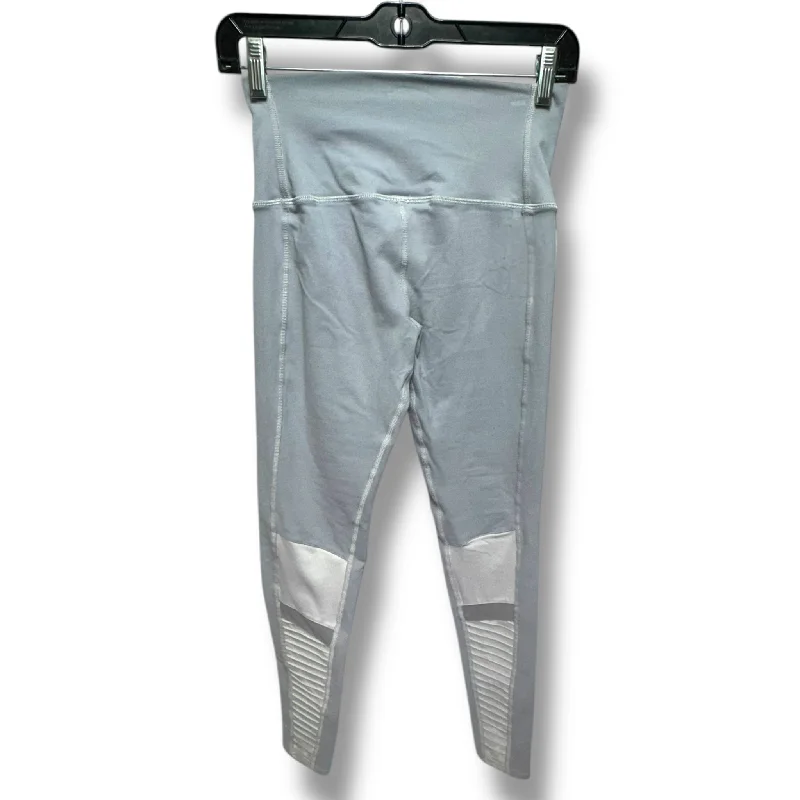 Athletic Leggings By Alo In Grey, Size: S