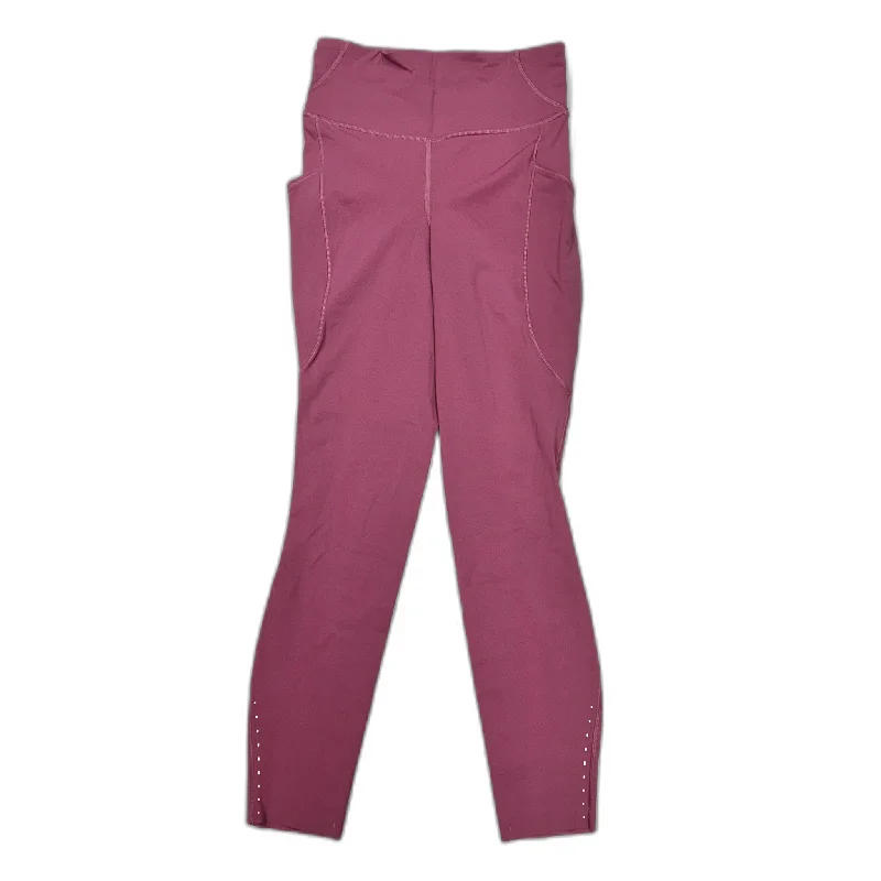 Athletic Leggings By Lululemon In Mauve, Size: S