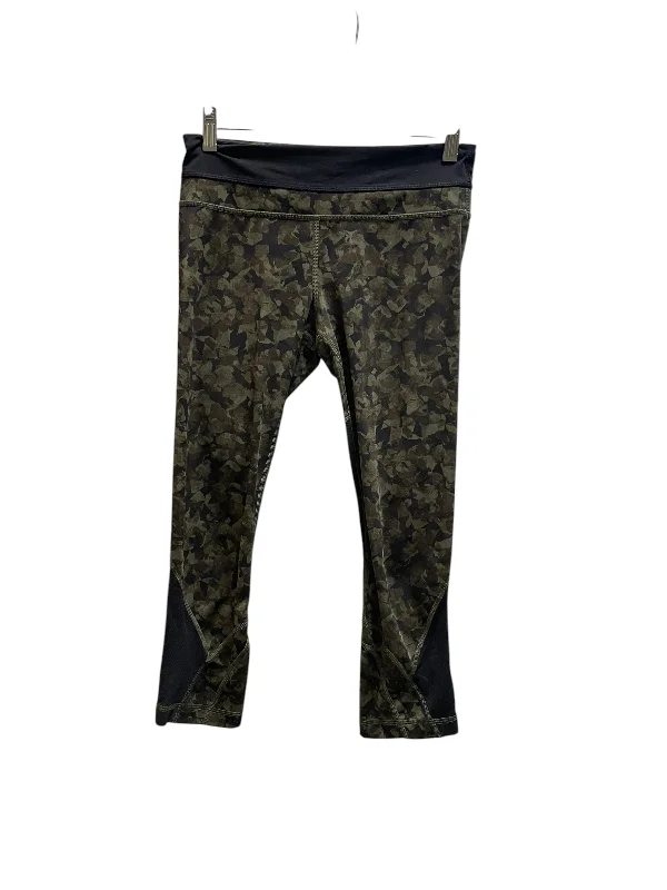 Athletic Leggings By Lululemon In Camouflage Print, Size: 4