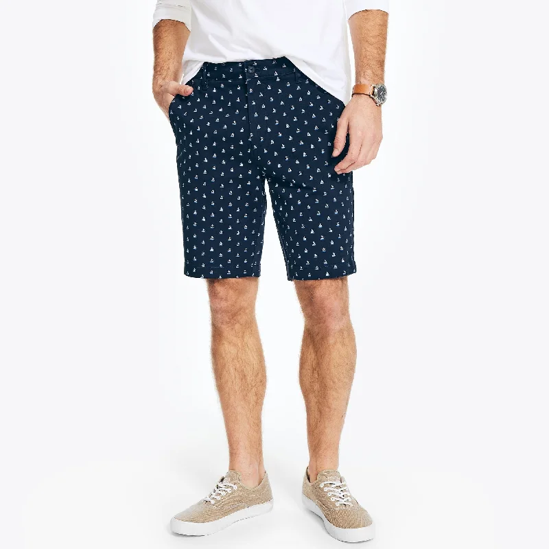American Style Nautica Mens 9.5" Printed Deck Short