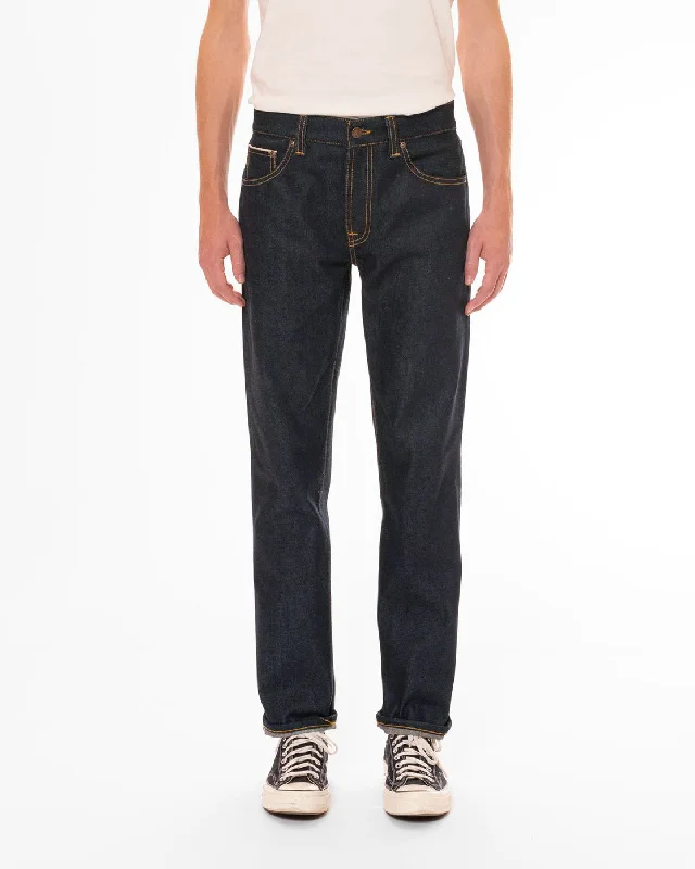 Nudie Gritty Jackson Regular Fit Mens Jeans - Dry Maze Selvage