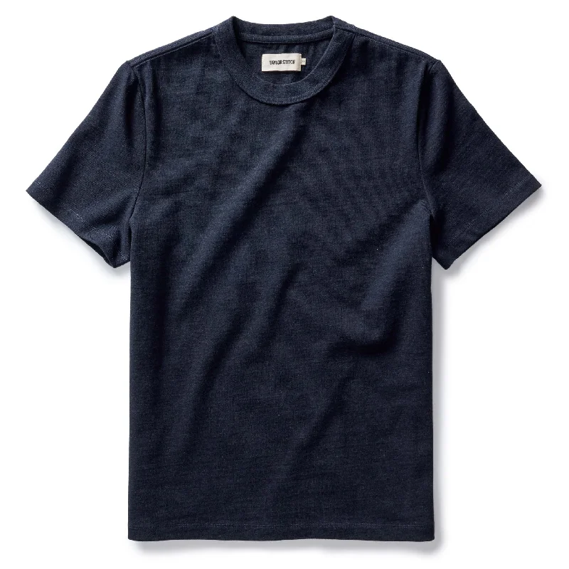 The Organic Cotton Shop Tee in Navy Twist