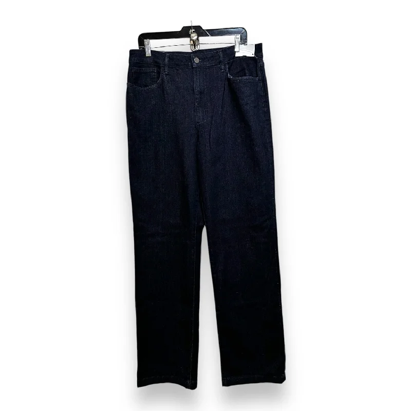 Comfortable Chic Jeans high rise Wide Leg By Joes Jeans In Blue Denim, Size: 14