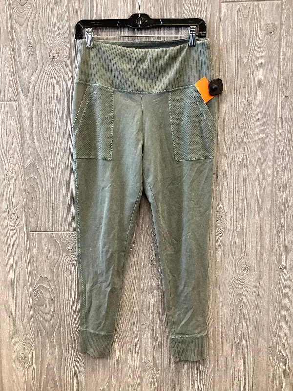 Athletic Leggings By Aerie In Green, Size: L