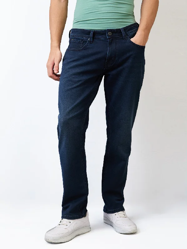 Spykar Regular Fit Mid Rise Cotton Jeans For Men