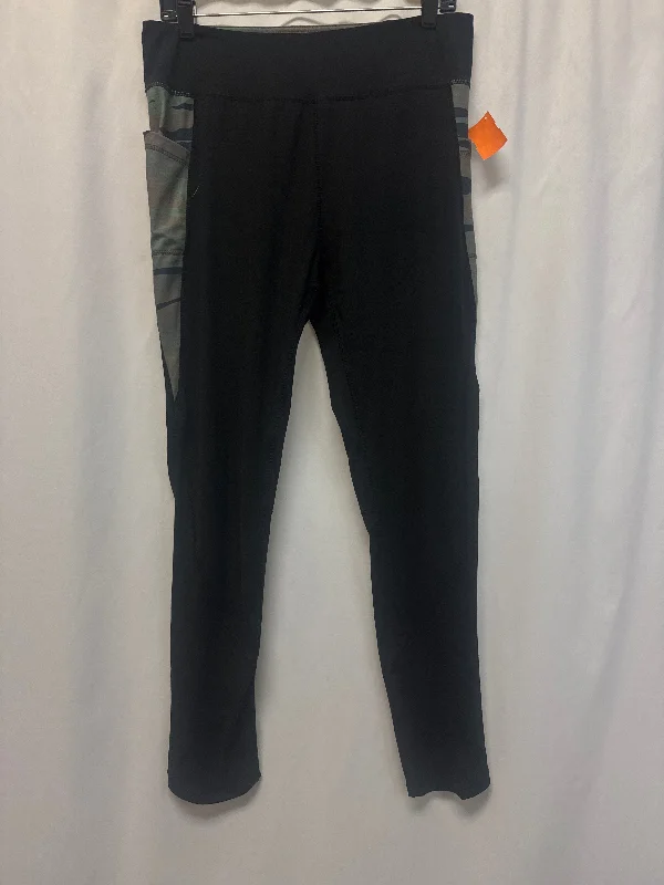 Athletic Leggings By Clothes Mentor In Black, Size: L