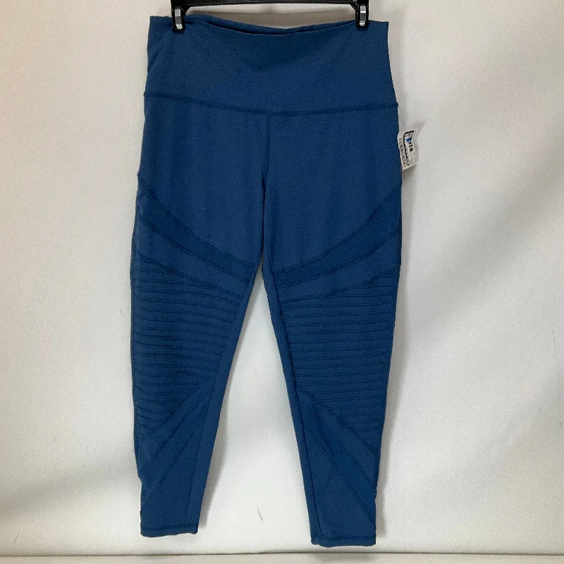 Athletic Leggings By Aerie In Blue, Size: L