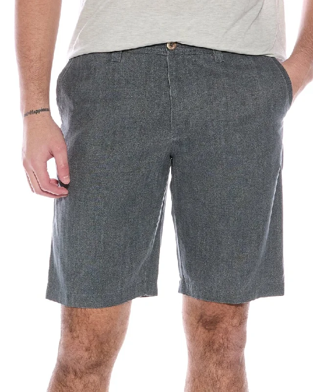 Summer Selection Tommy Bahama Havana Herringbone Silk-Blend Short