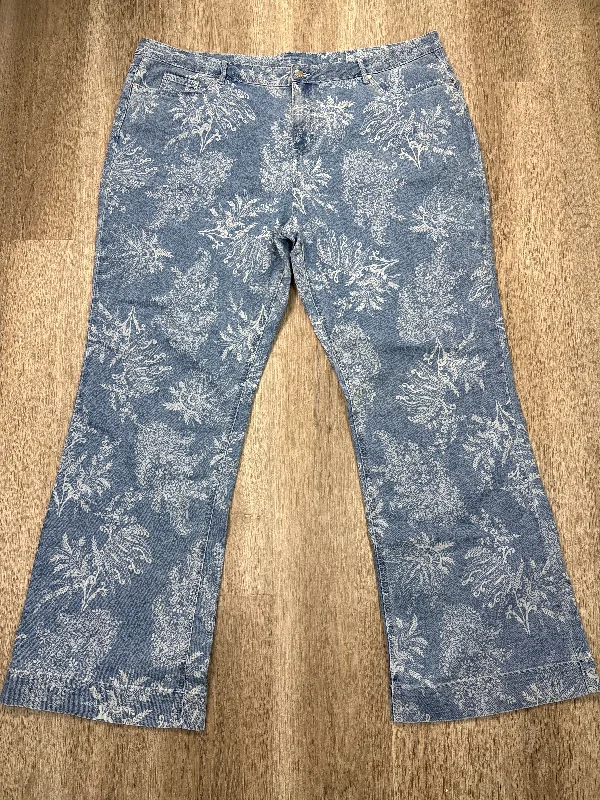 Trendy Items Jeans Wide Leg By Venus In Blue Denim, Size: 24