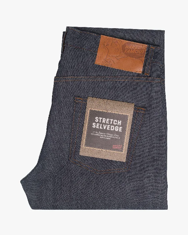 Naked & Famous Denim Easy Guy Relaxed Tapered Mens Jeans - Stretch Selvedge / Indigo