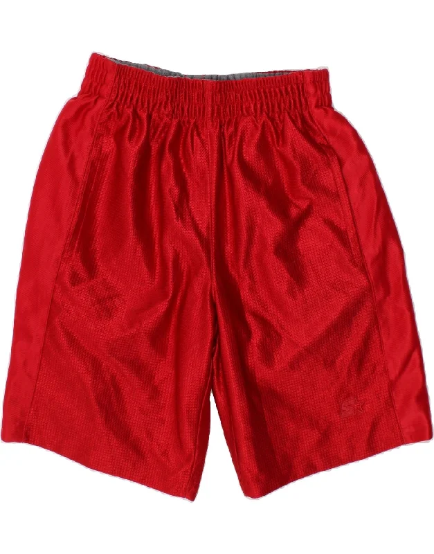 Classic Series STARTER Boys Sport Shorts 6-7 Years Small Red Polyester