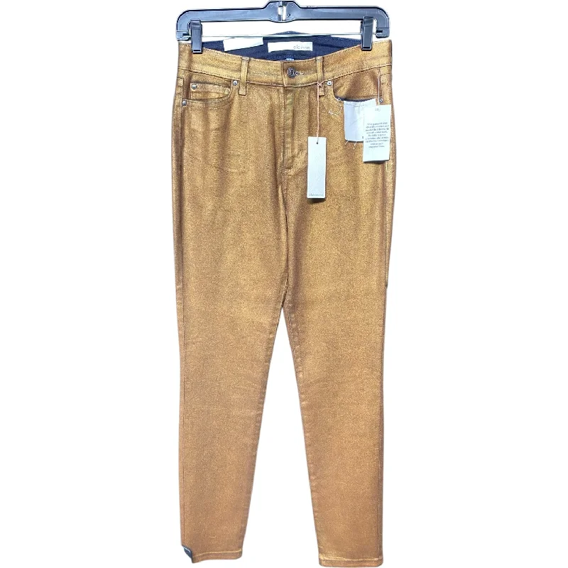 Comfortable Fitwear Jeans Straight By Ella Moss In Bronze, Size: 4