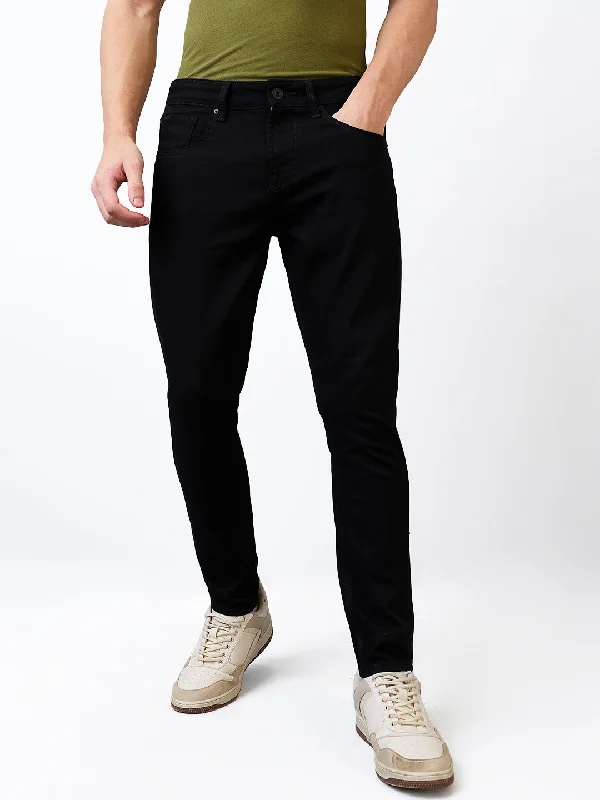 Spykar Slim Fit Mid Rise Cotton Jeans For Men