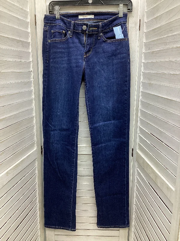 Elegant And Lazy Jeans Skinny By Levis In Blue Denim, Size: 8