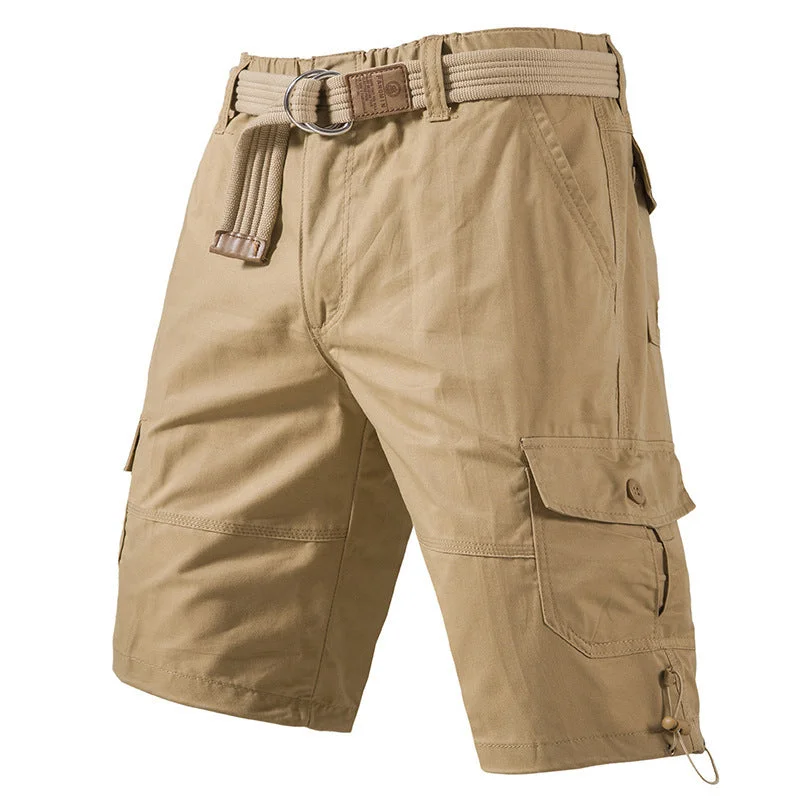 High-end Customization Fashion Personality Cropped Pants Casual Shorts Men