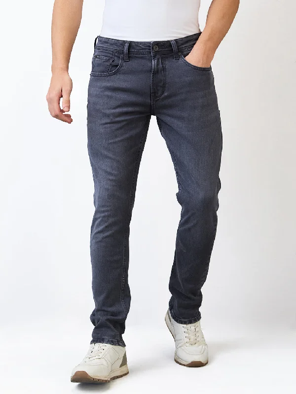 Spykar Slim Fit Low Rise Cotton Jeans For Men